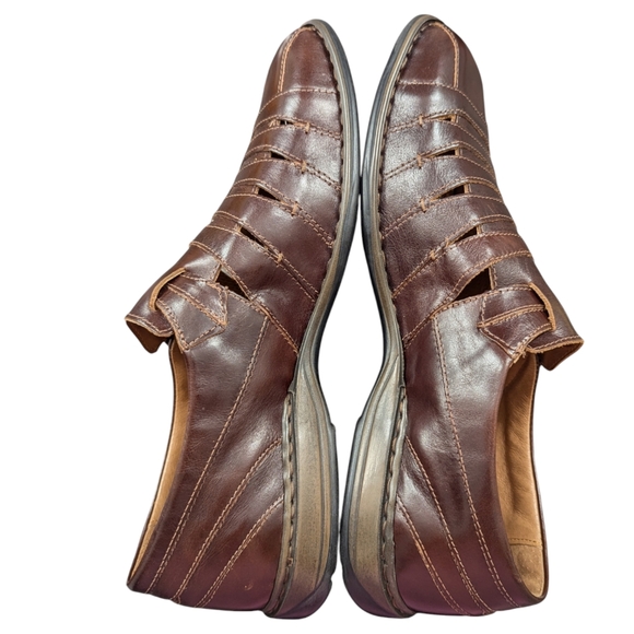 JOSEF SEIBEL | NWOT MEN'S LEATHER SHOES SANDALS |  MARONE | EU 46  US 12 - 12.5 - Picture 9 of 16